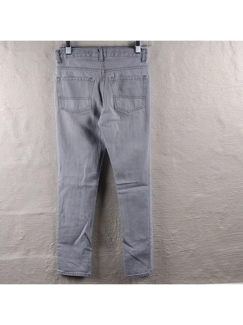 Children's Place Light Grey Skinny Five Pocket Mid Rise Button Zipper Front Jean